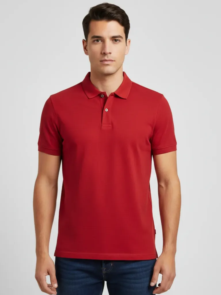 [P5] CAMISETA POLO ROJA (S)