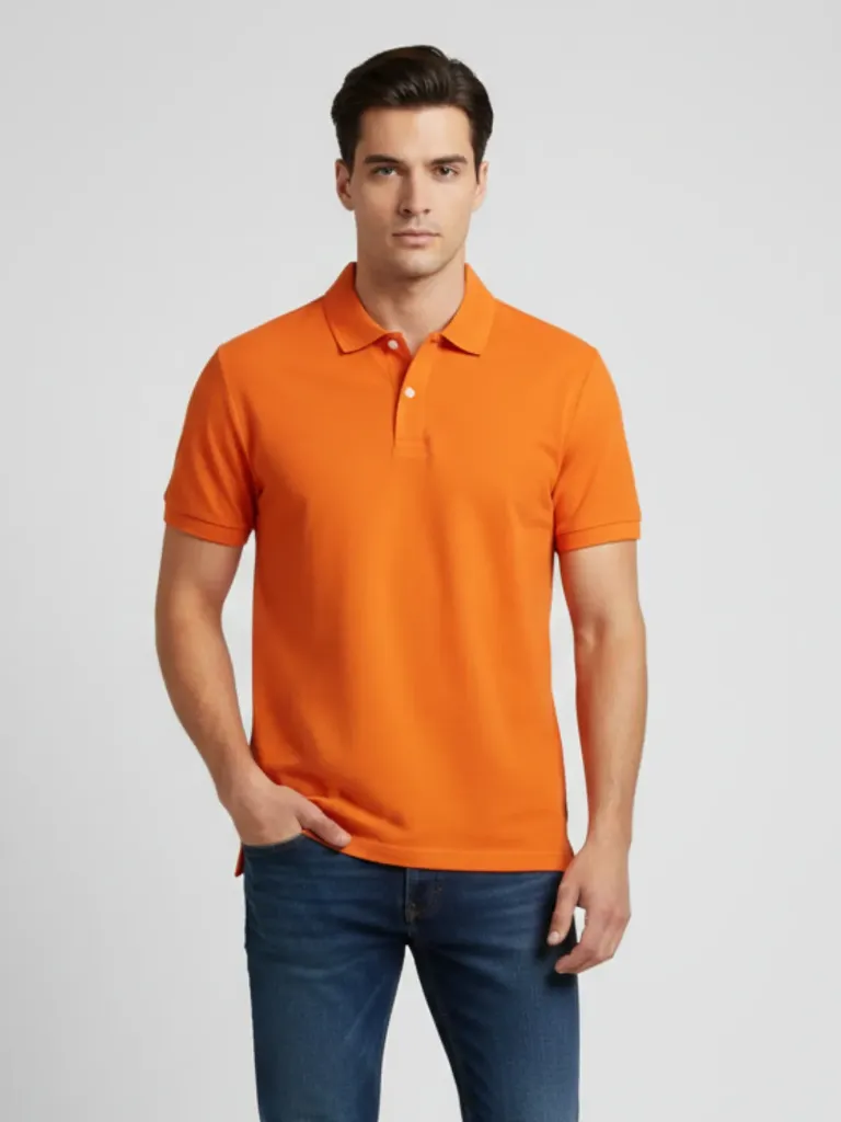 [P8] CAMISETA POLO NARANJA (S)