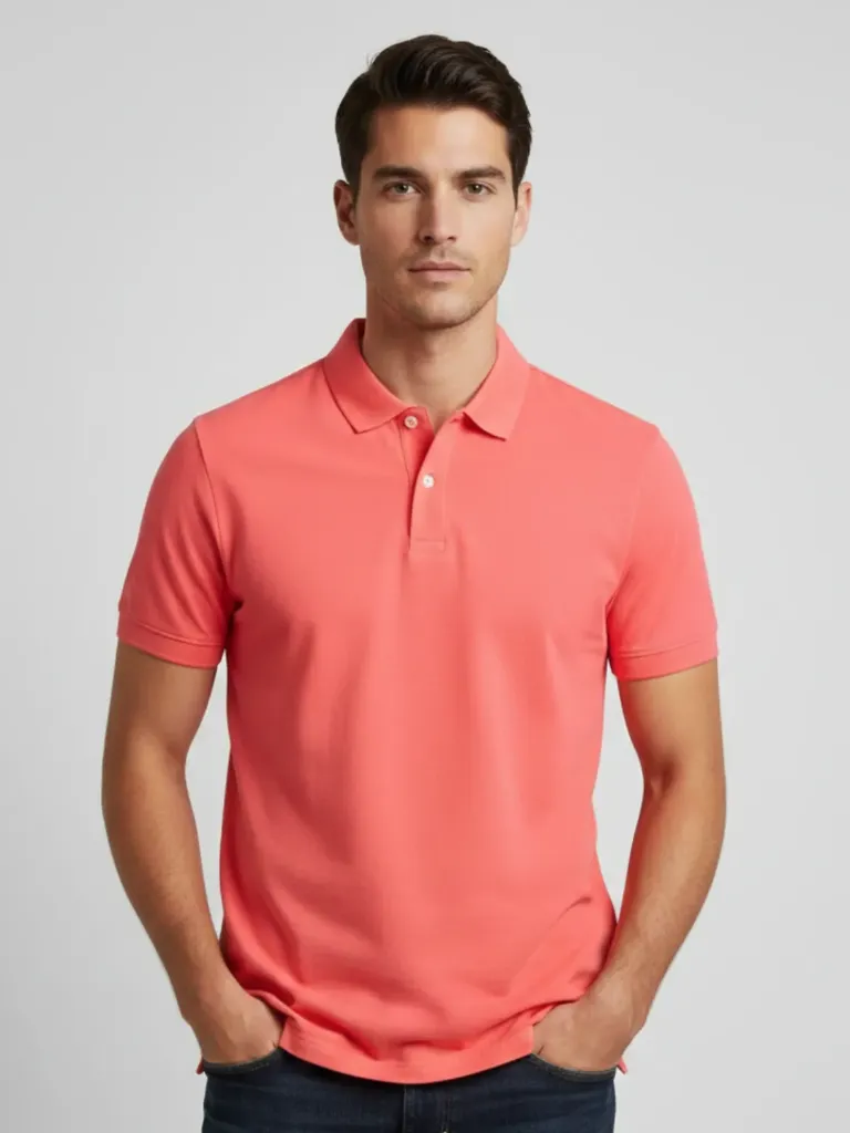 [P9] CAMISETA POLO NARANJA NEON (S)