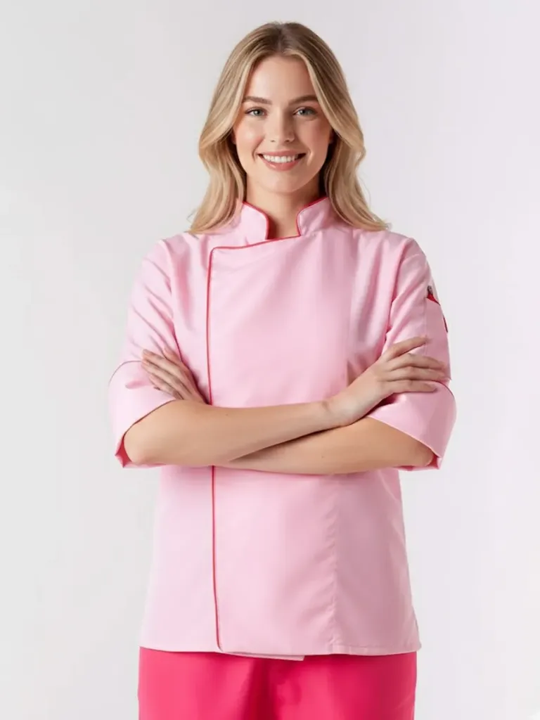 FILIPINA CHEF ANTIFLUIDO ROSADO/FUCSIA UNISEX (S)